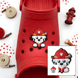 Crocs Charm - PAW Patrol - Marshall Full Body Sitting Red Helmet