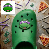 Crocs Charm - Teenage Mutant Ninja Turtles - Donatello's Head With Purple Mask