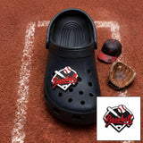 Crocs Charm - Baseball Home Plate With Bat And Ball