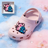 Crocs Charm - Lilo & Stitch - Angel And Stitch Cuddling Eyes Closed