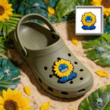 Shoe Charm - Lilo & Stitch - Stitch With Sunflower