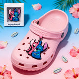 Crocs Charm - Lilo & Stitch - Stitch And Angel Heads Touching Half Faces