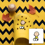 Crocs Charm - Peanuts - Charlie Brown Sitting