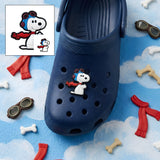 Shoe Charm - Peanuts - Snoopy As The Flying Ace Pilot