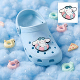 Crocs Charm - Sanrio - Cinnamoroll With Sunglasses And Swim Ring