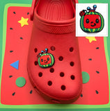 Crocs Charm - Cocomelon - Watermelon TV Logo
