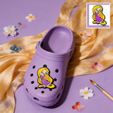 Crocs Charm - Tangled - Rapunzel Sitting With Long Hair