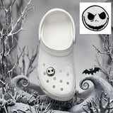 Crocs Charm - The Nightmare Before Christmas - Jack Skellington Smiling Skull Face Narrow Mouth