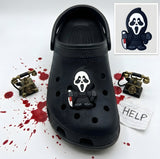 Crocs Charm - Scream - Chibi Ghostface With Bloody Knife