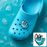 Crocs Charm - Pokémon - Vaporeon Bright Teal Chibi Upright