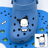 Crocs Charm - Sanrio - Pochacco In Blue Sweater