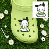 Crocs Charm - Sanrio - Pochacco In Green Onesie
