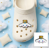 Crocs Charm - Cinnamoroll - Cinnamoroll With Teddy Bear On Head