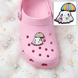 Crocs Charm - Cinnamoroll - Cinnamoroll With Rainbow Umbrella