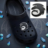 Crocs Charm - How to Train Your Dragon - Night Fury Symbol