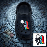 Crocs Charm - The Nightmare Before Christmas - Jack And Sally Facing Each Other