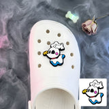 Crocs Charm - The Nightmare Before Christmas - Zero Ghost Dog Pink Cheek Blue Accents