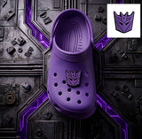 Crocs Charm - Transformers - Purple Decepticon Logo