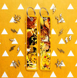 Embroidery Keychain - Demon Slayer x Pokémon - Zenitsu & Pikachu Thunder Crossover