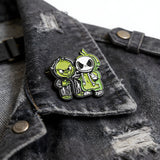 Enamel Pin - The Nightmare Before Christmas - Jack Skellington And The Grinch Mashup