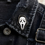 Enamel Pin - Scream - Ghostface Mask Outline
