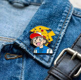 Enamel Pin - Pokémon - Ash Ketchum And Pikachu