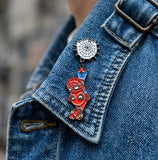 Enamel Pin - Marvel - Spider-man Hanging From Web