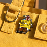 Enamel Pin - SpongeBob SquarePants - Spongebob And Gary (Chair)