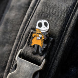 Enamel Pin - The Nightmare Before Christmas - Jack Skellington Holding Oogie Boogie