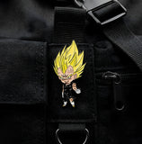 Enamel Pin - Dragon Ball - Super Saiyan Vegeta Black Bodysuit Arms Crossed