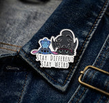 Enamel Pin - Disney / How to Train Your Dragon - Stitch And Toothless (Stay Different Stay Weird)