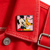 Enamel Pin - Mickey Mouse - Mickey Mouse And Pluto