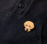 Enamel Pin - Demon Slayer - Zenitsu Agatsuma Chibi Blushing Standing