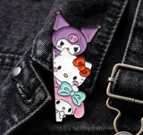 Enamel Pin - Sanrio - Kuromi, Hello Kitty, My Melody