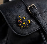 Enamel Pin - Pokémon - Umbreon - Black Yellow Rings Walking Red Eyes