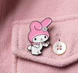Enamel Pin - Sanrio - My Melody Pink Hood Flower