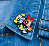 Enamel Pin - Powerpuff Girls - Blossom Bubbles Buttercup Trio