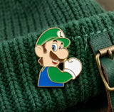 Enamel Pin - Mario - Luigi Green Hat