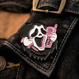 Enamel Pin - Scream - Ghostface Holding Pink Phone