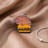 Bracelet Charm - Capybara - Capybara On Hamburger