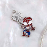 Bracelet Charm - Marvel - Chibi Spider-man With Web