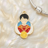 Bracelet Charm - Harry Potter - Harry Potter With Golden Snitch