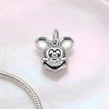 Bracelet Charm - Mickey Mouse - Smiling Mickey Mouse Face Bead