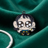 Bracelet Charm - Powerpuff Girls - Chibi Buttercup with Large Eyes