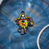 Bracelet Charm - SpongeBob SquarePants - Spongebob Dressed As A Pirate With Eyepatch