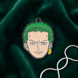 Bracelet Charm - One Piece - Roronoa Zoro Green Hair Scowling