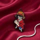 Bracelet Charm - One Piece - Luffy Straw Hat Red Outfit