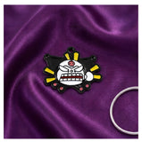 Bracelet Charm - Sanrio - Kuromi Angry Face With Yellow Rays