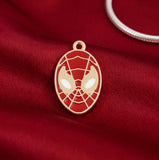 Bracelet Charm - Marvel - Red Spider-man Head Oval