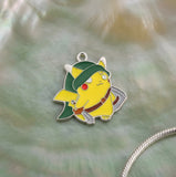 Bracelet Charm - Pokémon - Pikachu In Green Cloak With Sword
